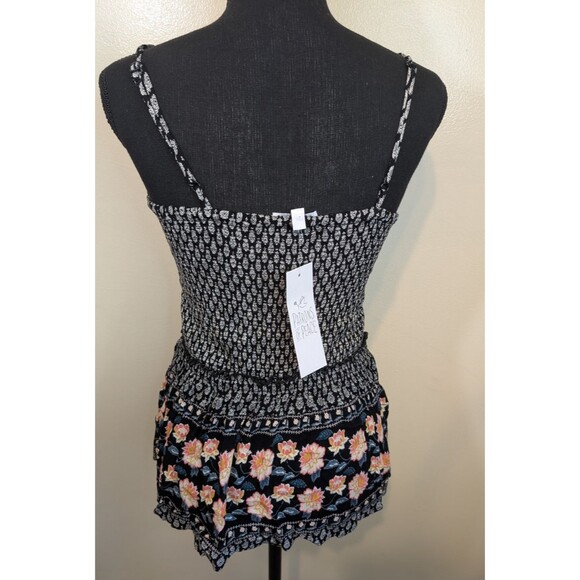 Patrons Of Peace Smocked Tank Top Cami Floral Boho Size Small - Picture 2 of 12